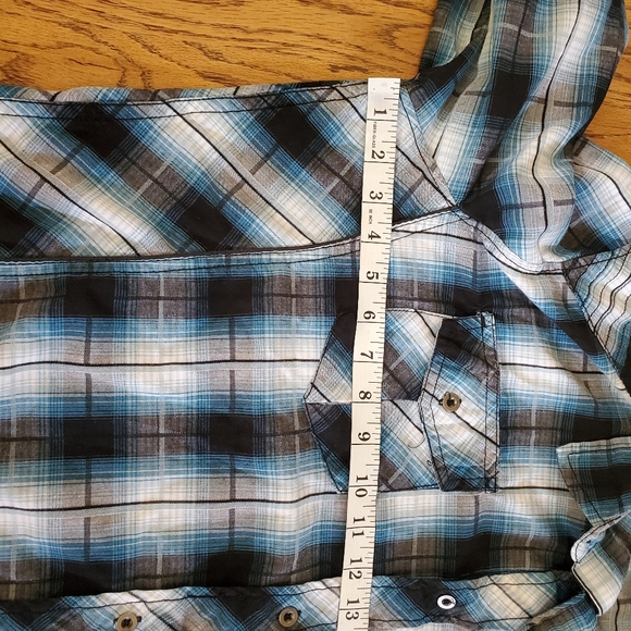 Helix xxl long sleeve button down shirt. Athletic fit. - Picture 8 of 13